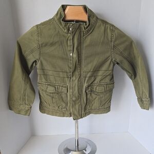 Crazy 8 Olive Green Jean Jacket for Kids